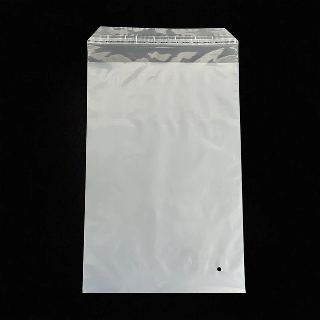 Angled self-adhesive bag Angled self-adhesive bag